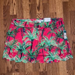 Lillie Green Tennis Skirt with Pockets and Shorts